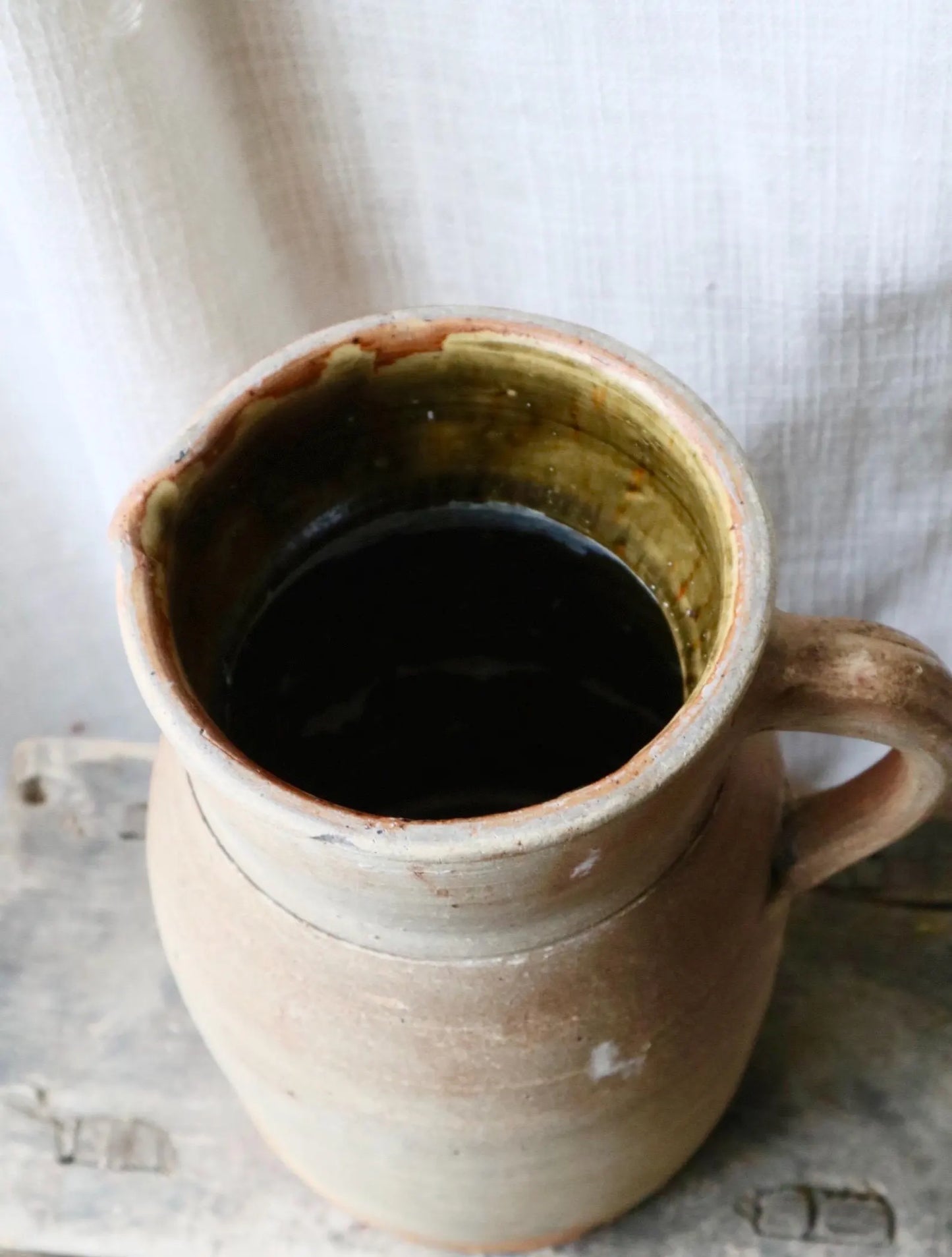 Antique Terracotta French Jug