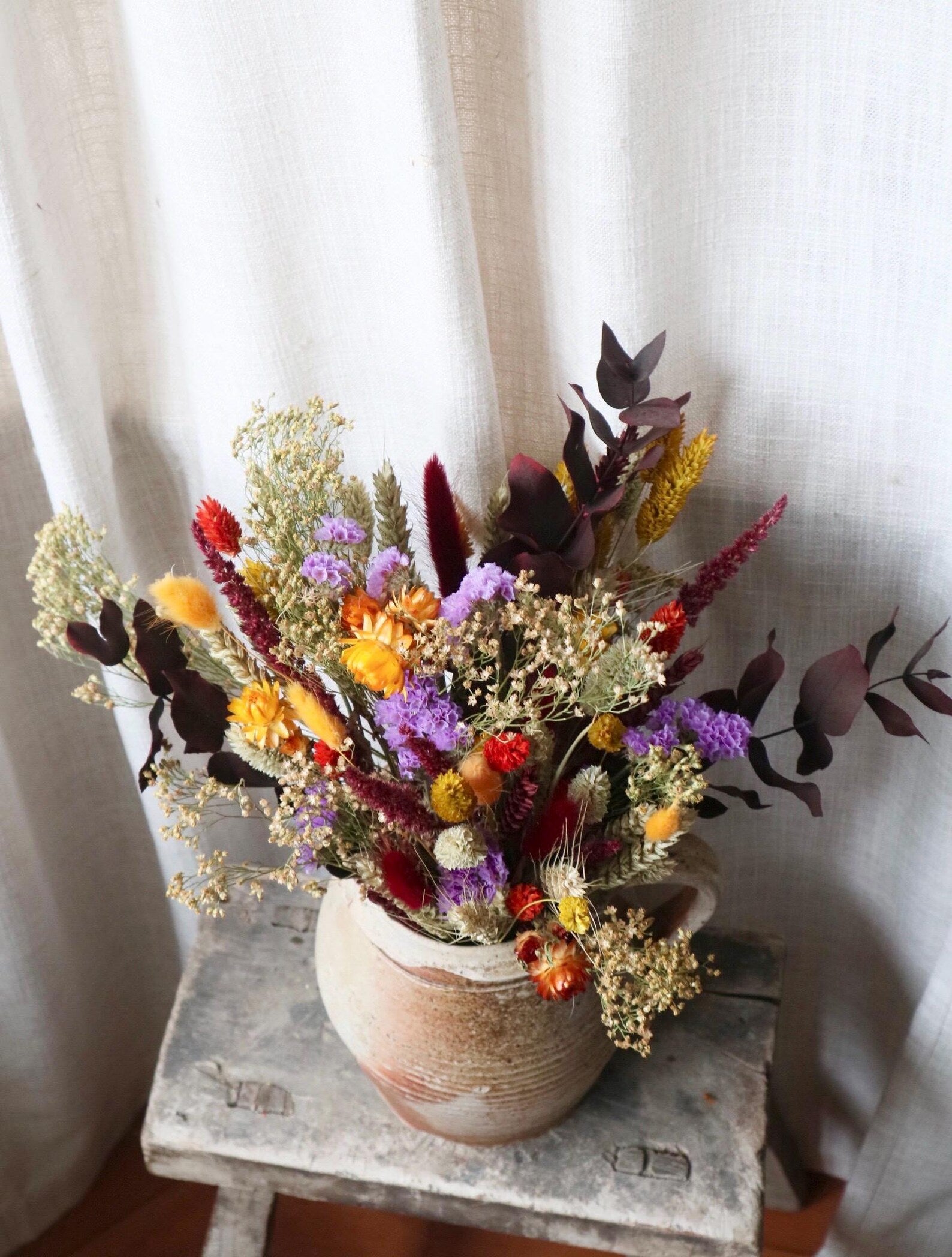 Harvest | Bright Autumn Dried Flower Bouquet