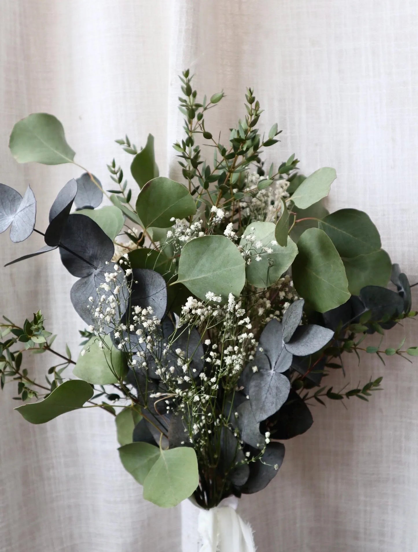 Alba | White & Green Bridal Bouquet