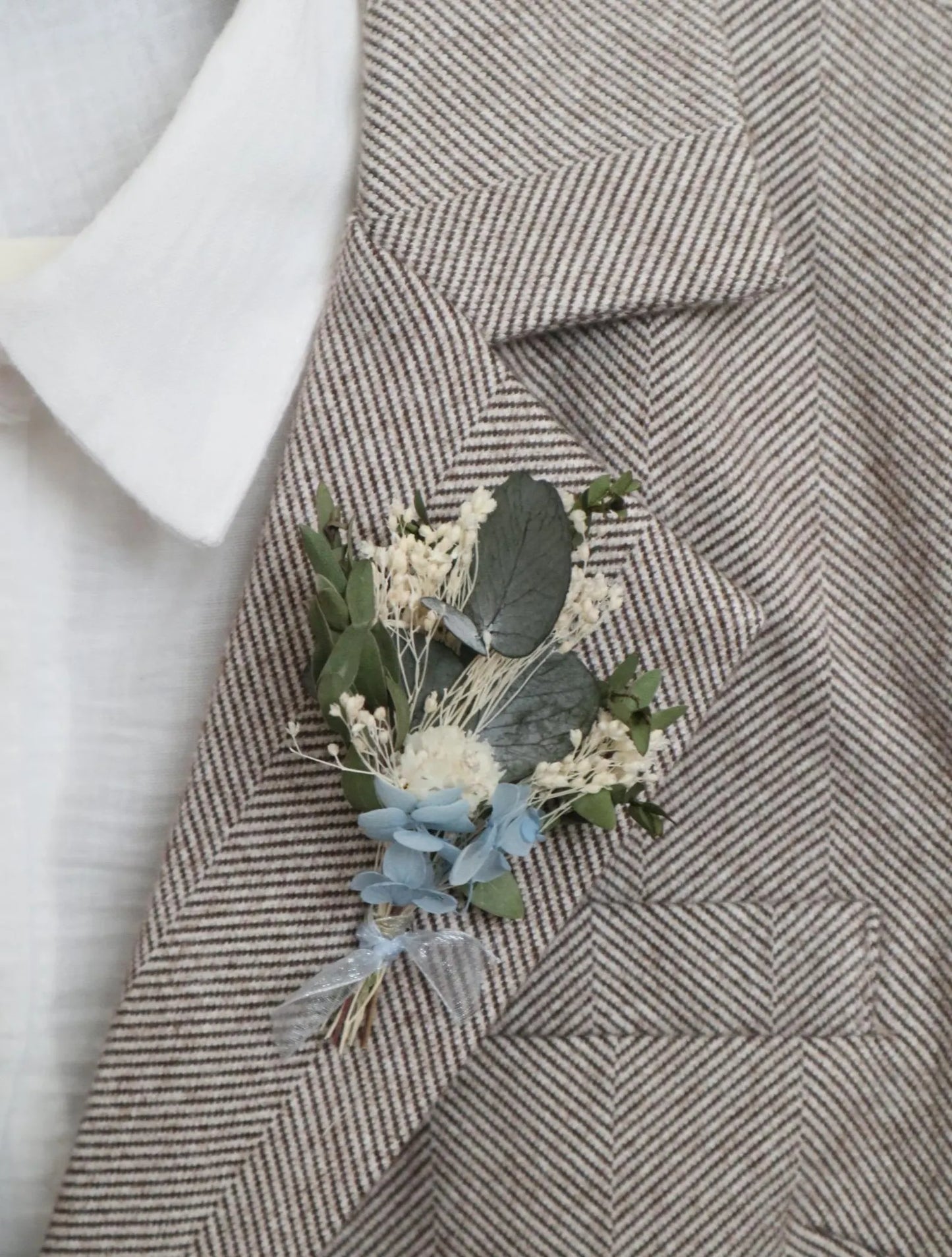 Afina | Blue, White & Green Bridal Bouquet