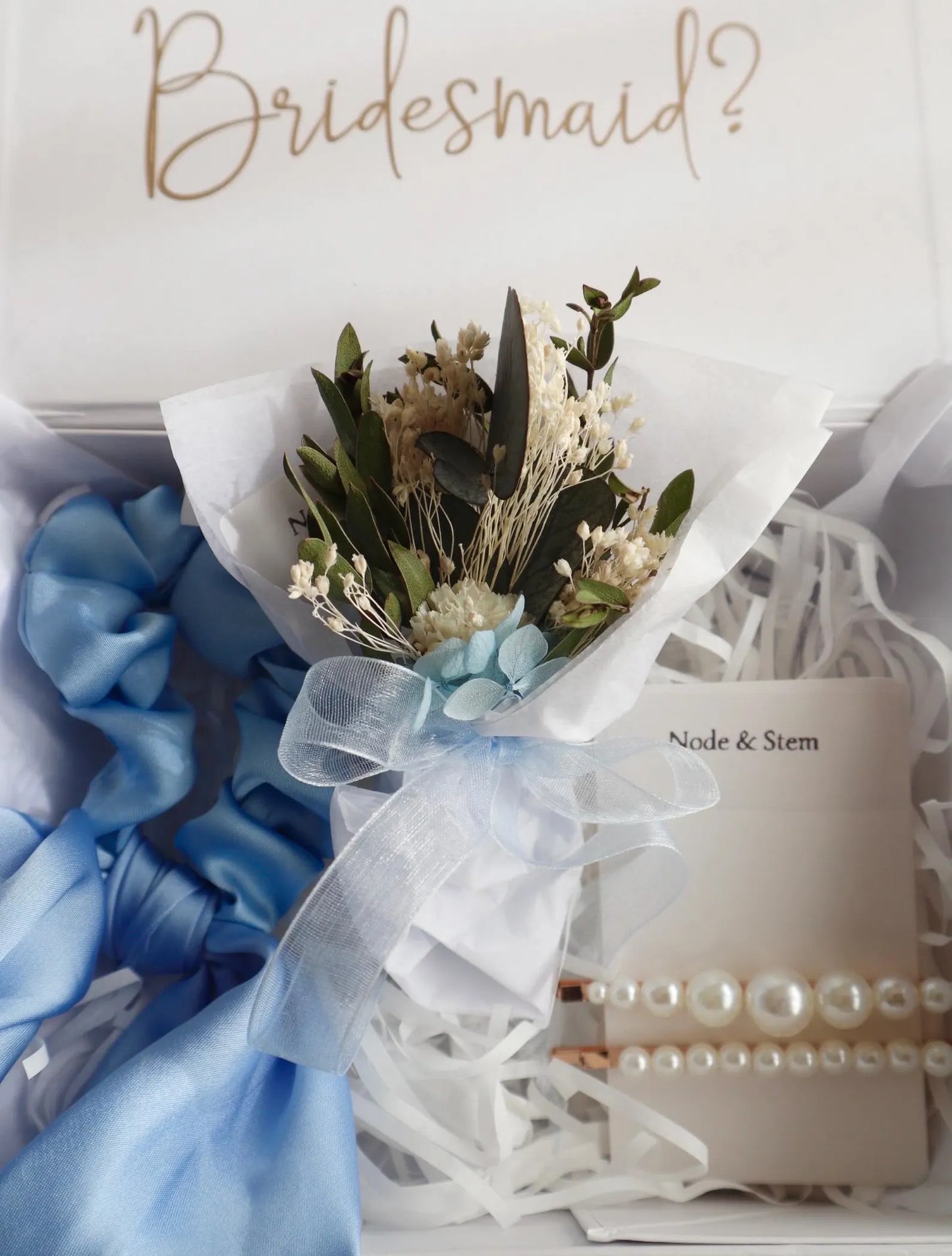 Blue Personalised Proposal Gift Box