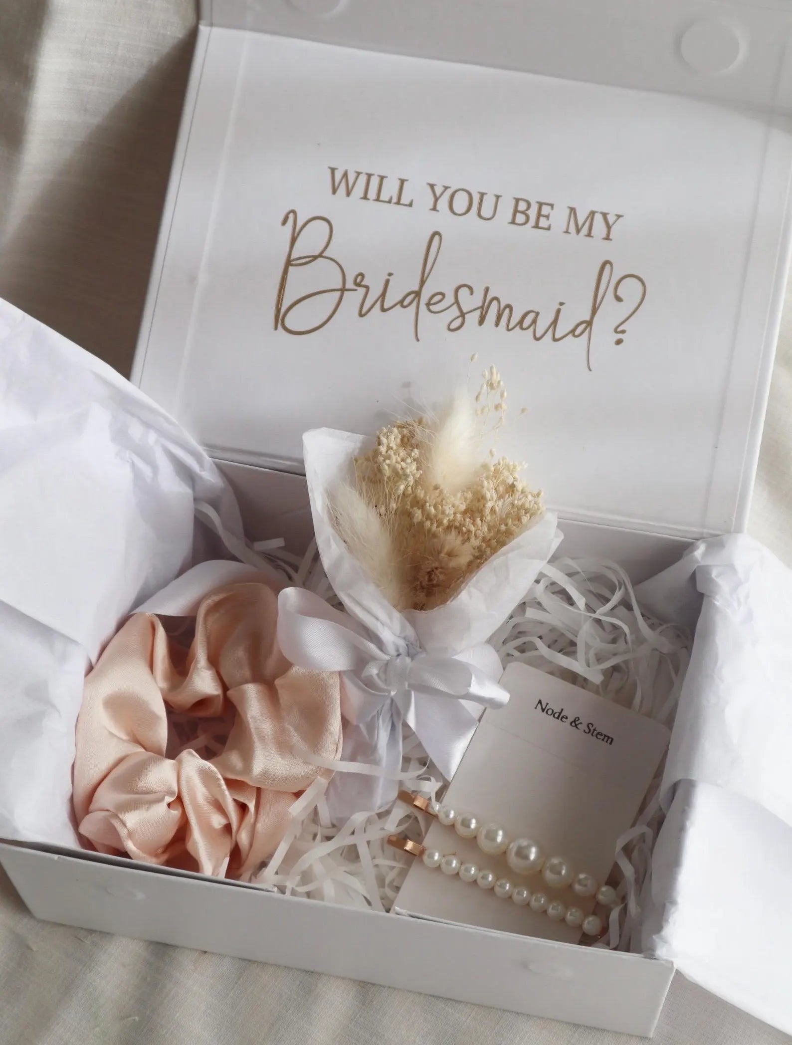 Neutral Personalised Proposal Gift Box