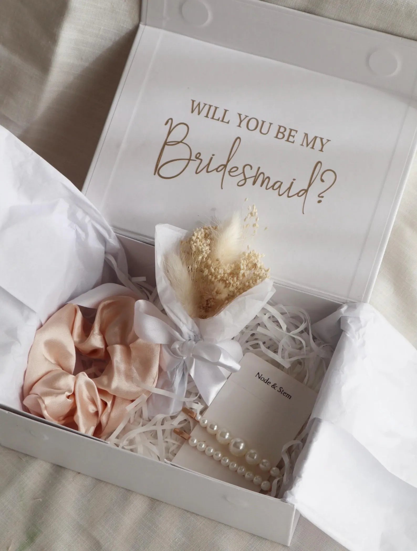 Neutral Personalised Proposal Gift Box