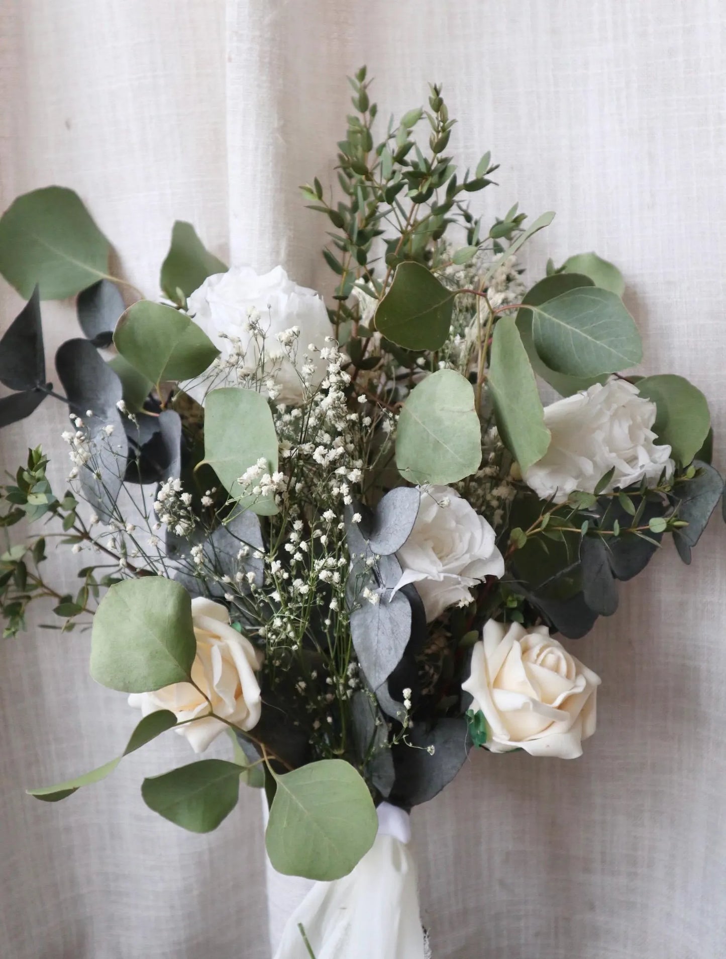 Lumi | White & Green Bridal Bouquet