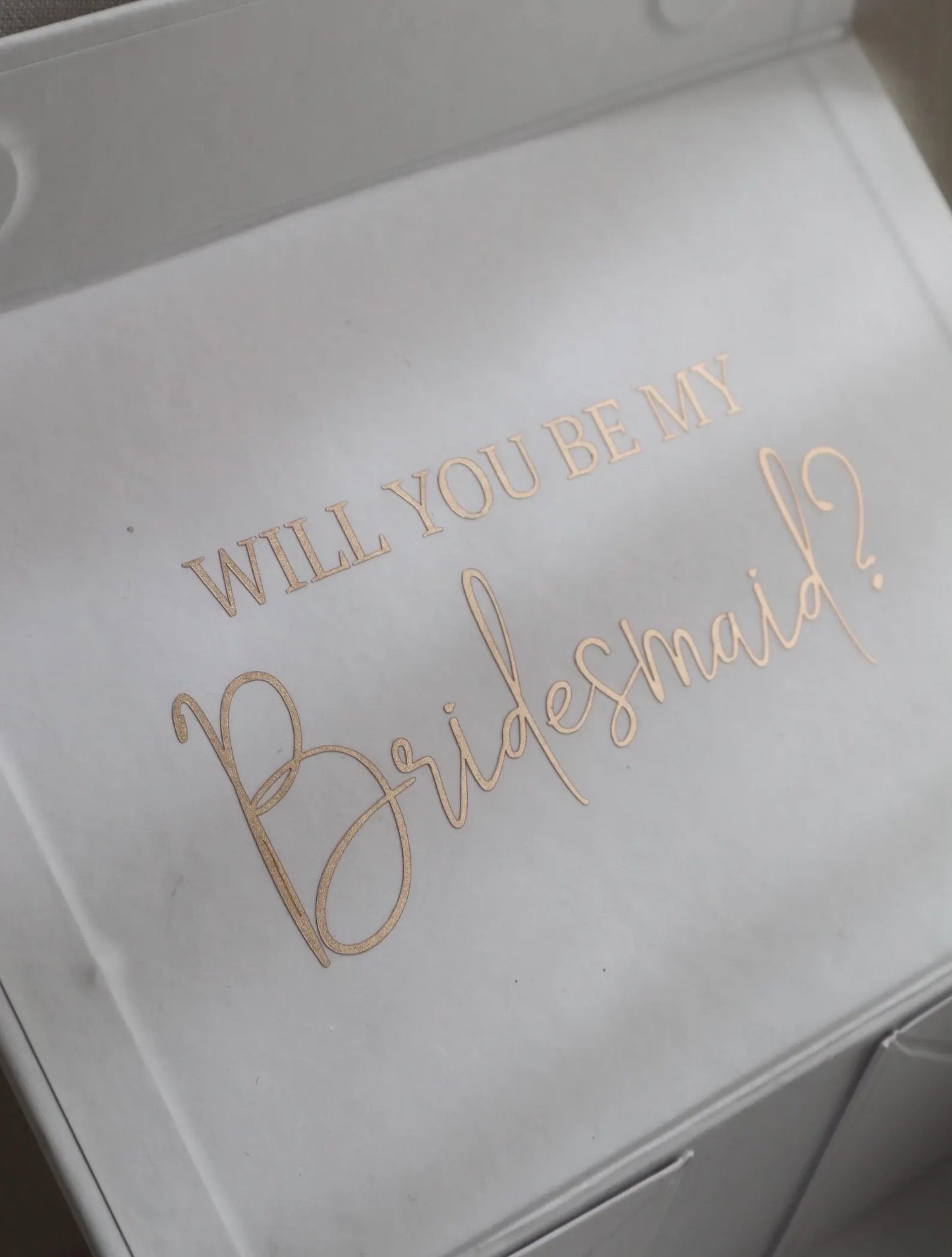 Blue Personalised Proposal Gift Box