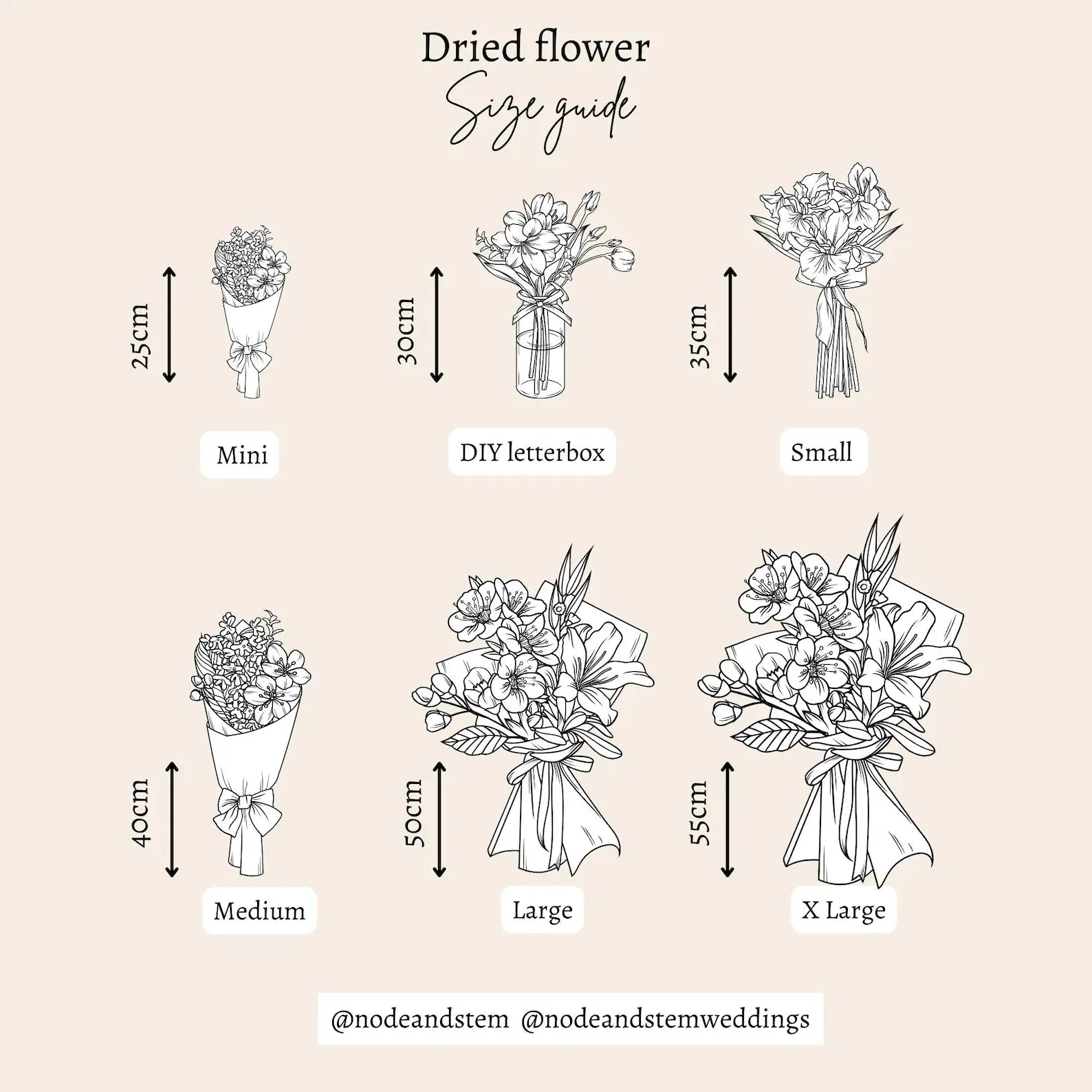 Sage Spring Dried Flower Bouquet