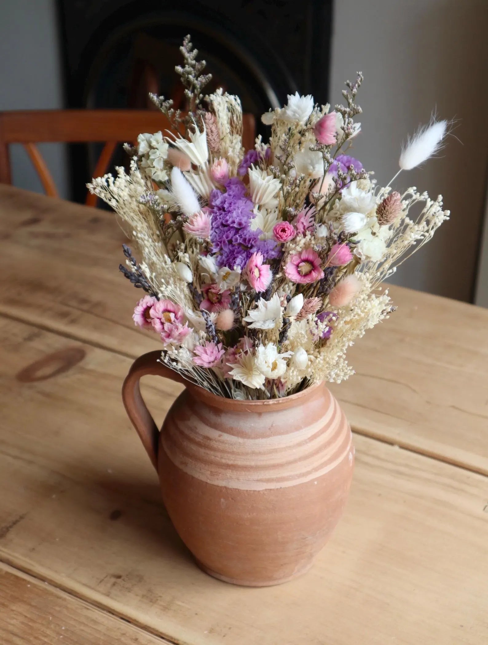 Elara Pastel Dried Flower Bouquet