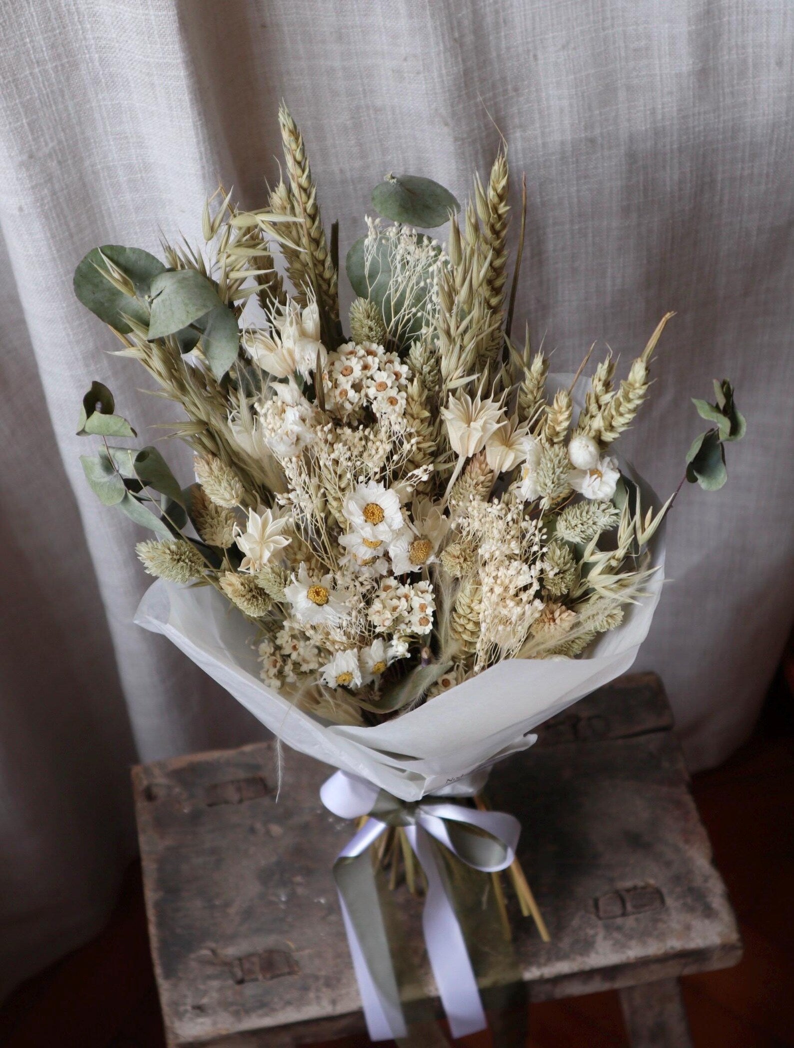 Sage Spring Dried Flower Bouquet