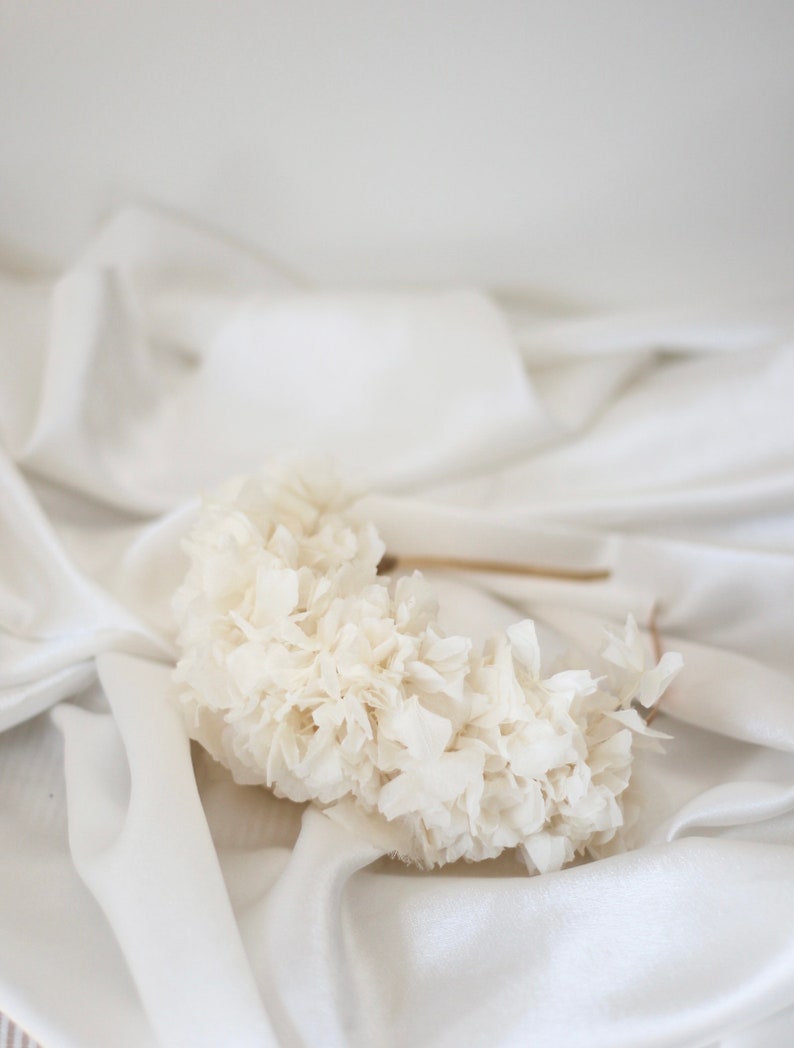 Dried Hydrangea Flower Crown