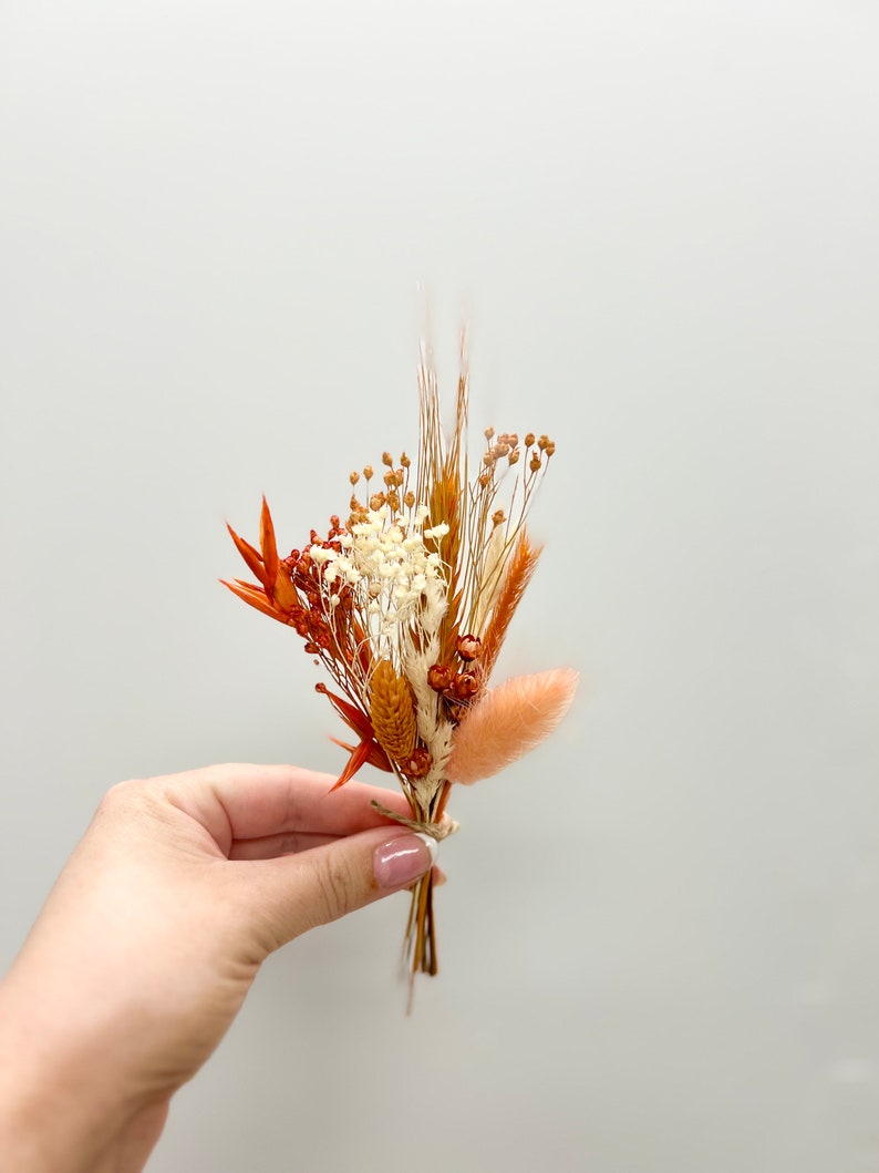 Mini Autumn Dried Flower Bouquet