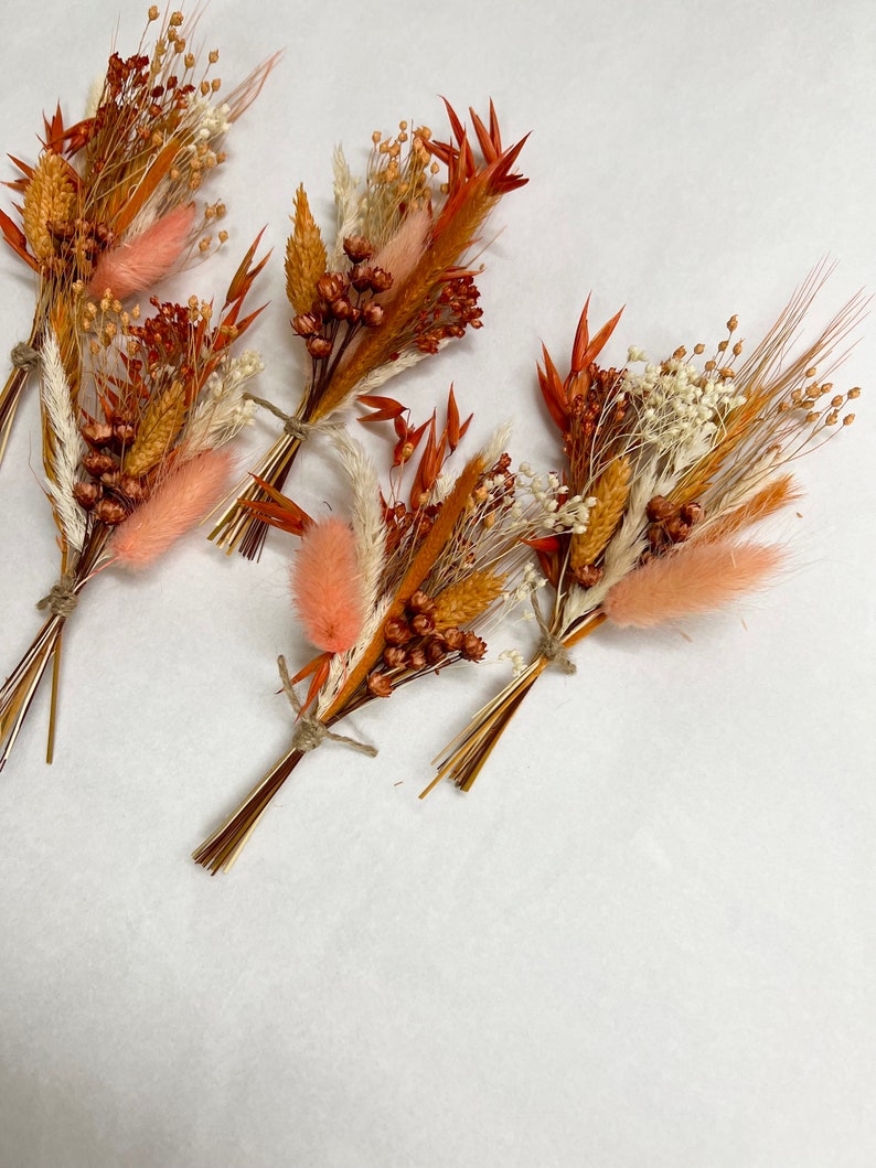 Mini Autumn Dried Flower Bouquet
