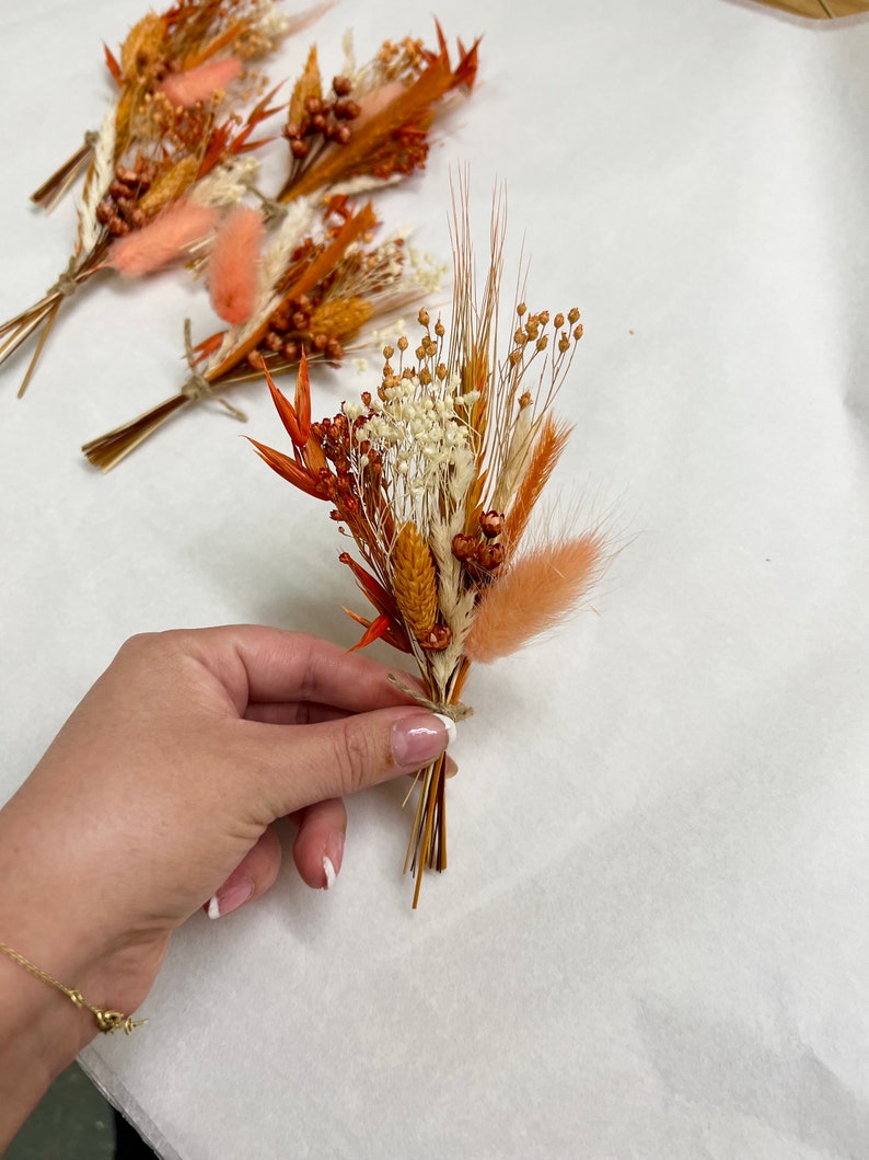Mini Autumn Dried Flower Bouquet