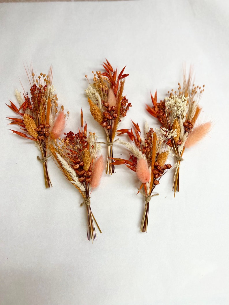 Mini Autumn Dried Flower Bouquet