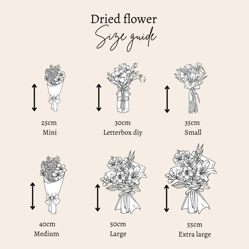 Annabelle | Pink Dried Flower Bouquet