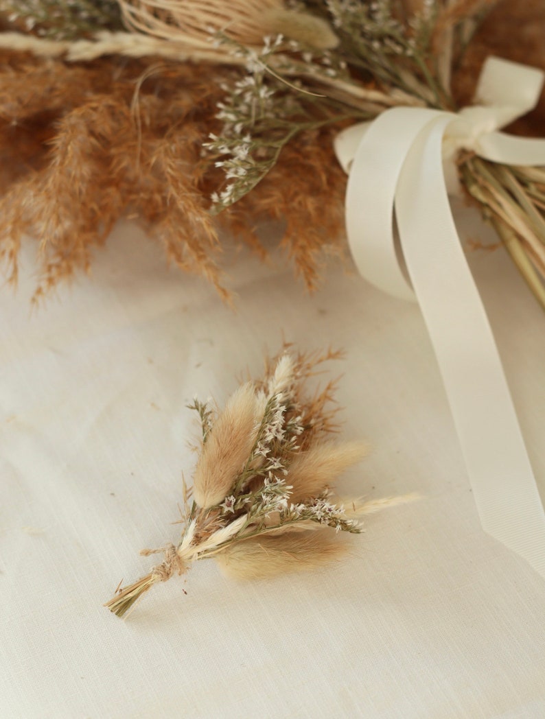 Sophia | Natural Dried Flower Wedding Bouquets