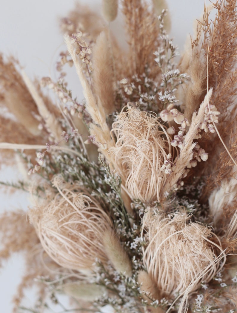 Sophia | Natural Dried Flower Wedding Bouquets