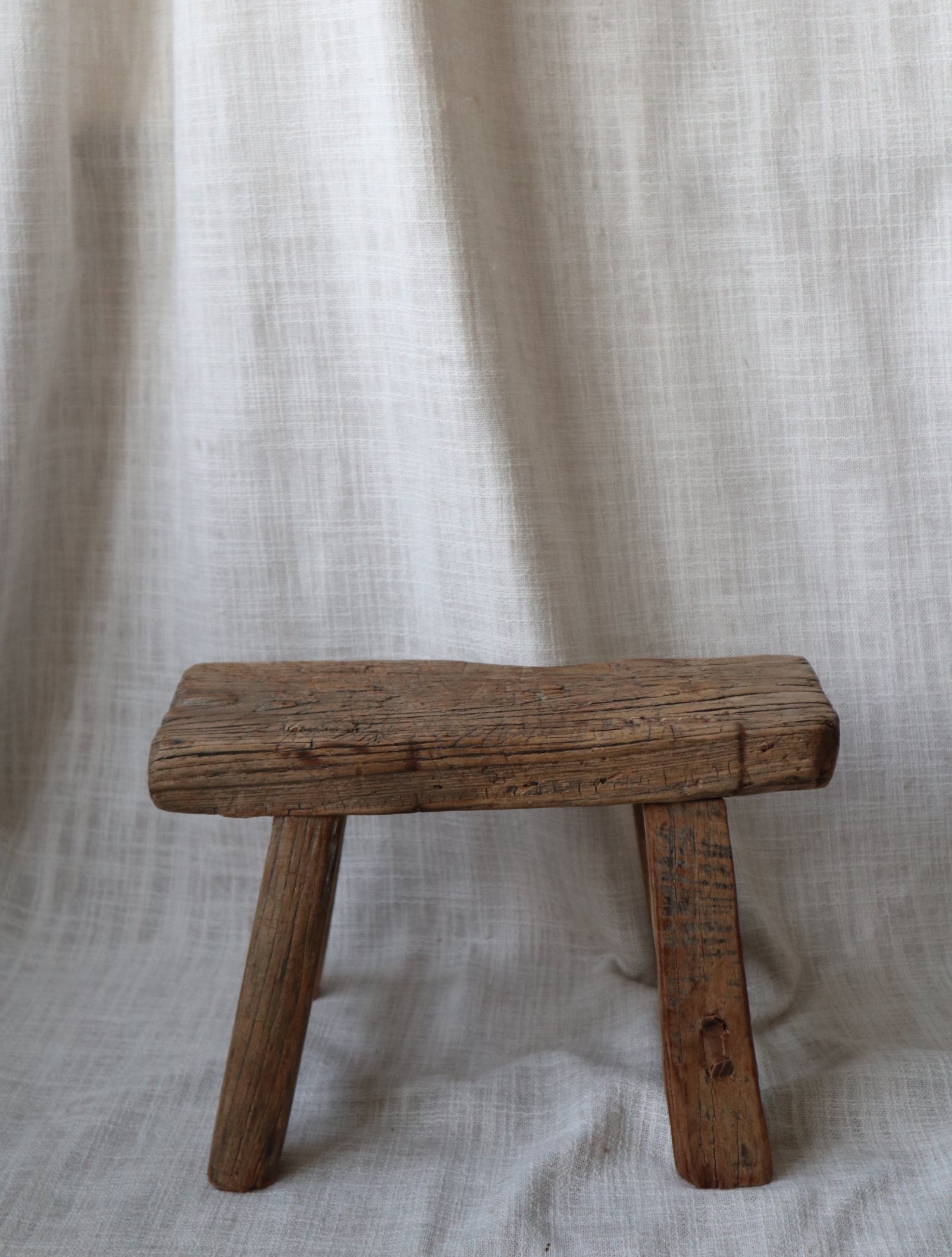 Rustic Antique Small Stool
