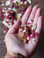 Autumn Dried Flower Confetti Bags