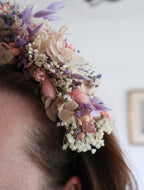 Pastel Dried Flower Crown