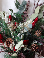 Celyn Dried Flower Christmas Bouquet