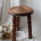 Small Rustic Bobbin Stool