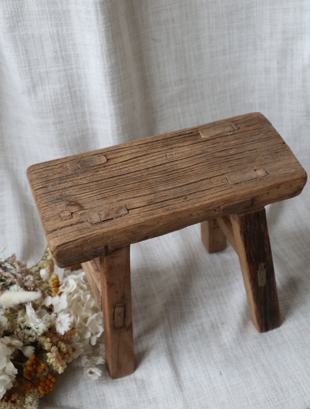 Rustic Antique Small Stool