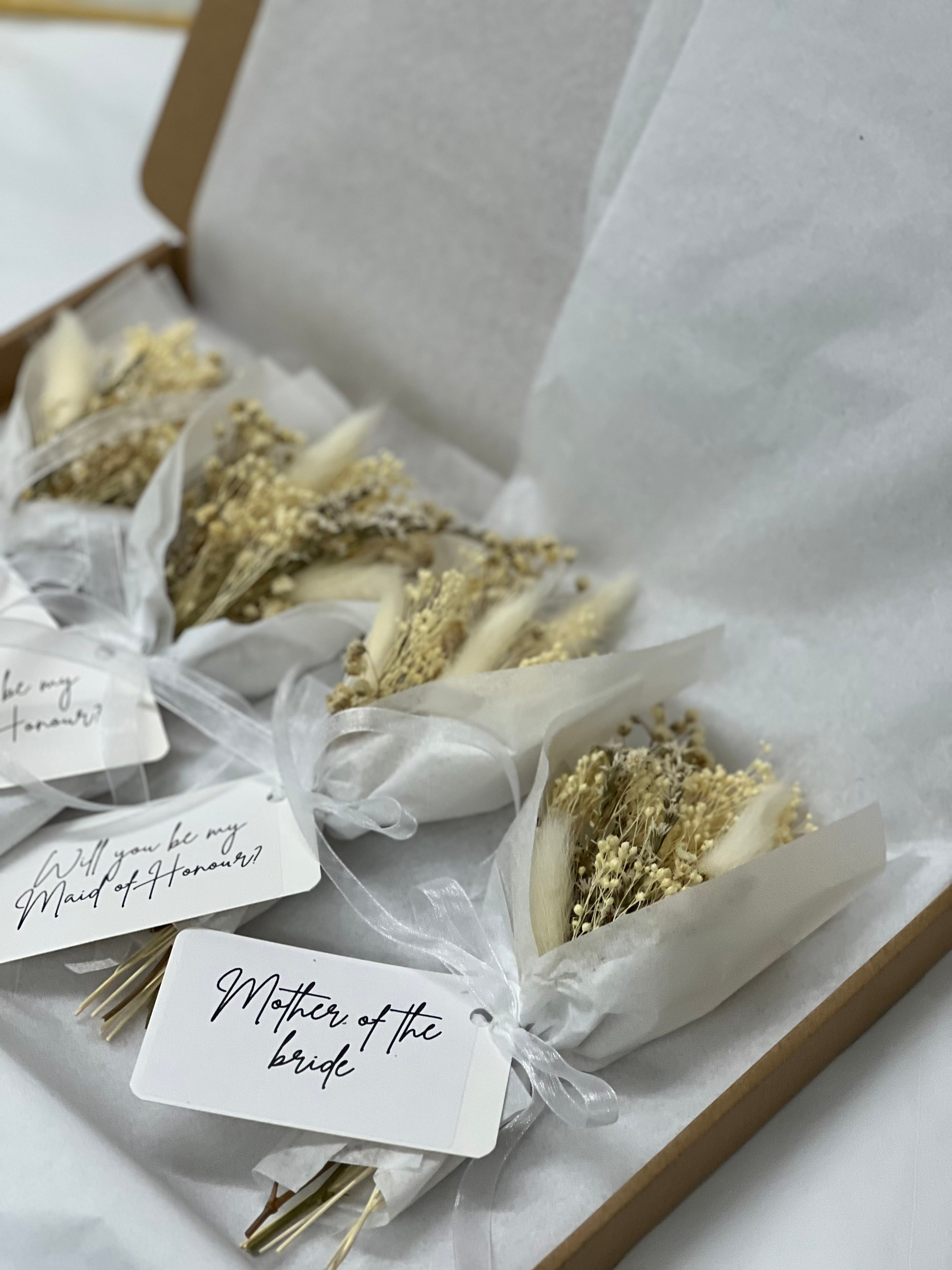 Mini Bridesmaid Proposal Bouquets