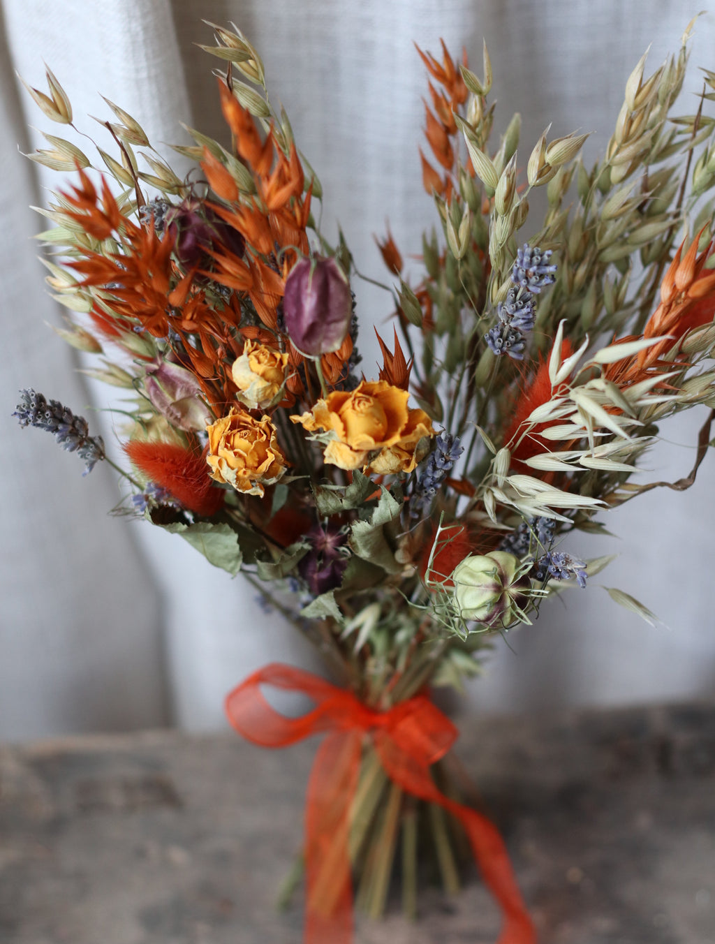 Cleo Small Autumn Dried Flower Bouquet