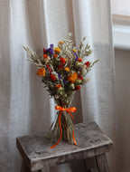 Goldie Colourful Autumn Dried Flower Bouquet