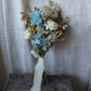 Lottie Blue, White & Yellow Bridal Bouquet