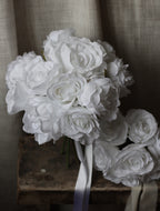 Celia | White Rose & Peony Bridal Bouquet