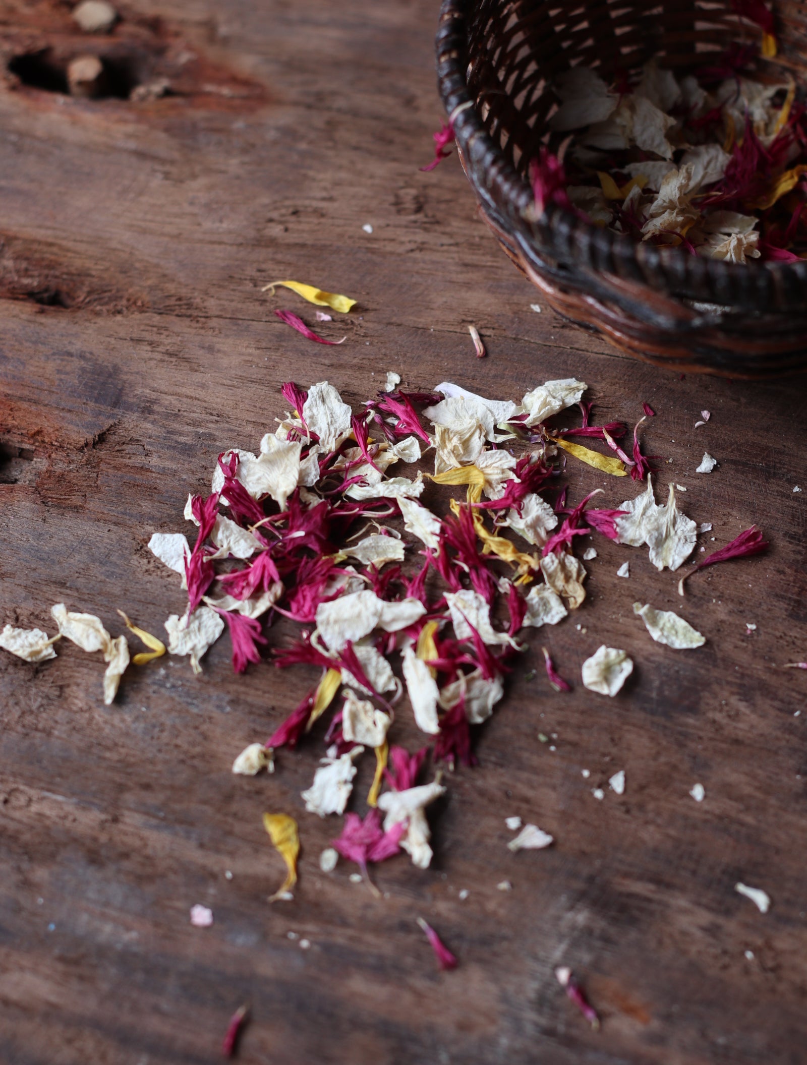 Autumn Dried Flower Confetti Bags