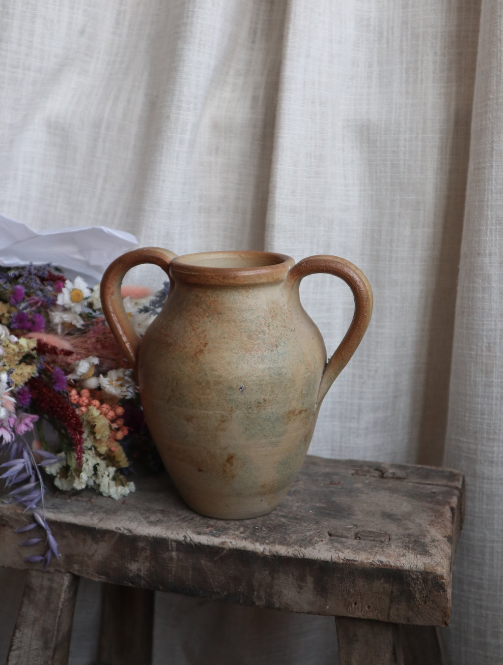 Antique Twin Handle Vase