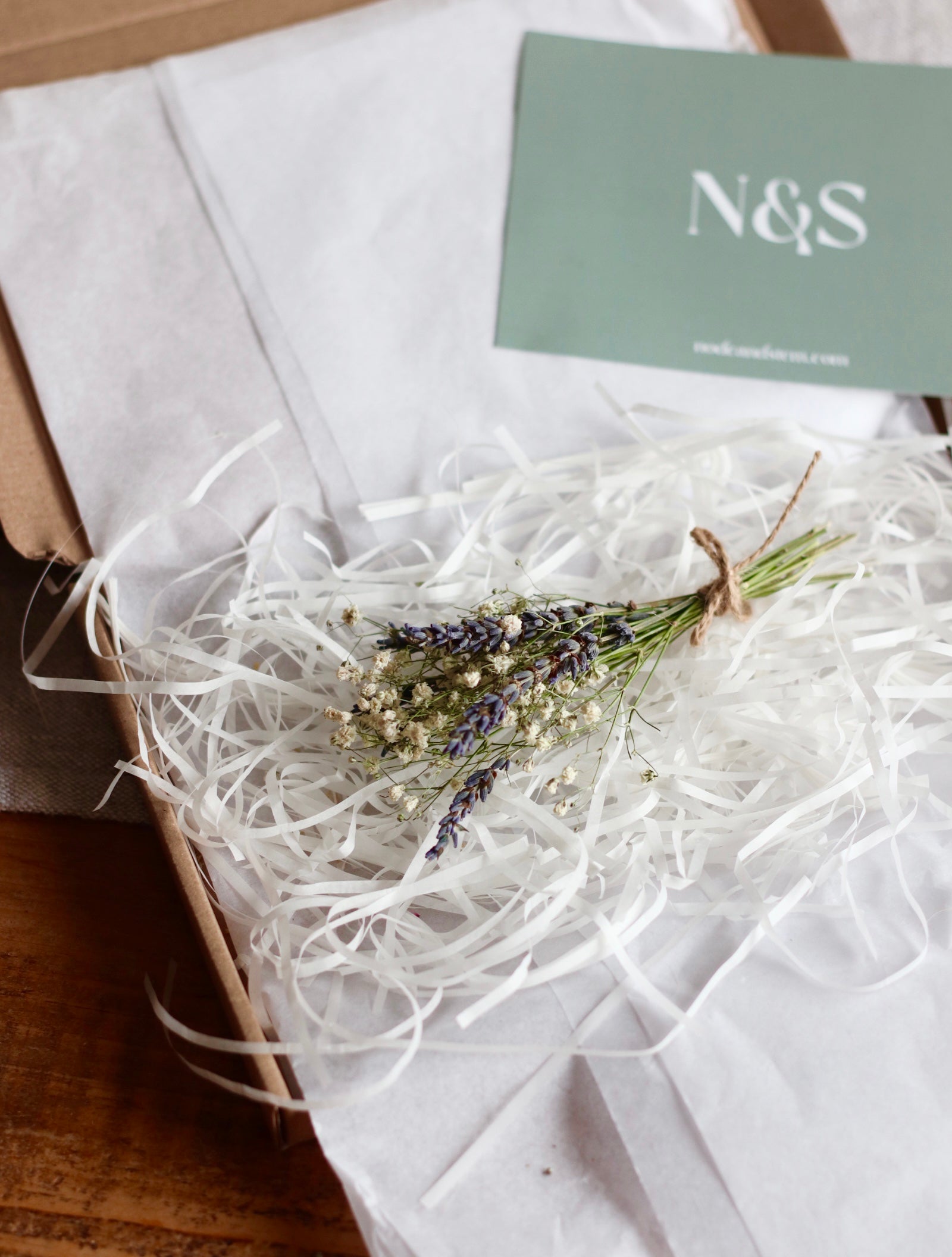 Mini Lavender & Gypsophila Bouquet
