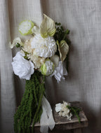 Calla | White & Green Artificial Flower Bouquet