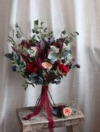 Vivienne Burgundy Preserved Bridal Bouquet