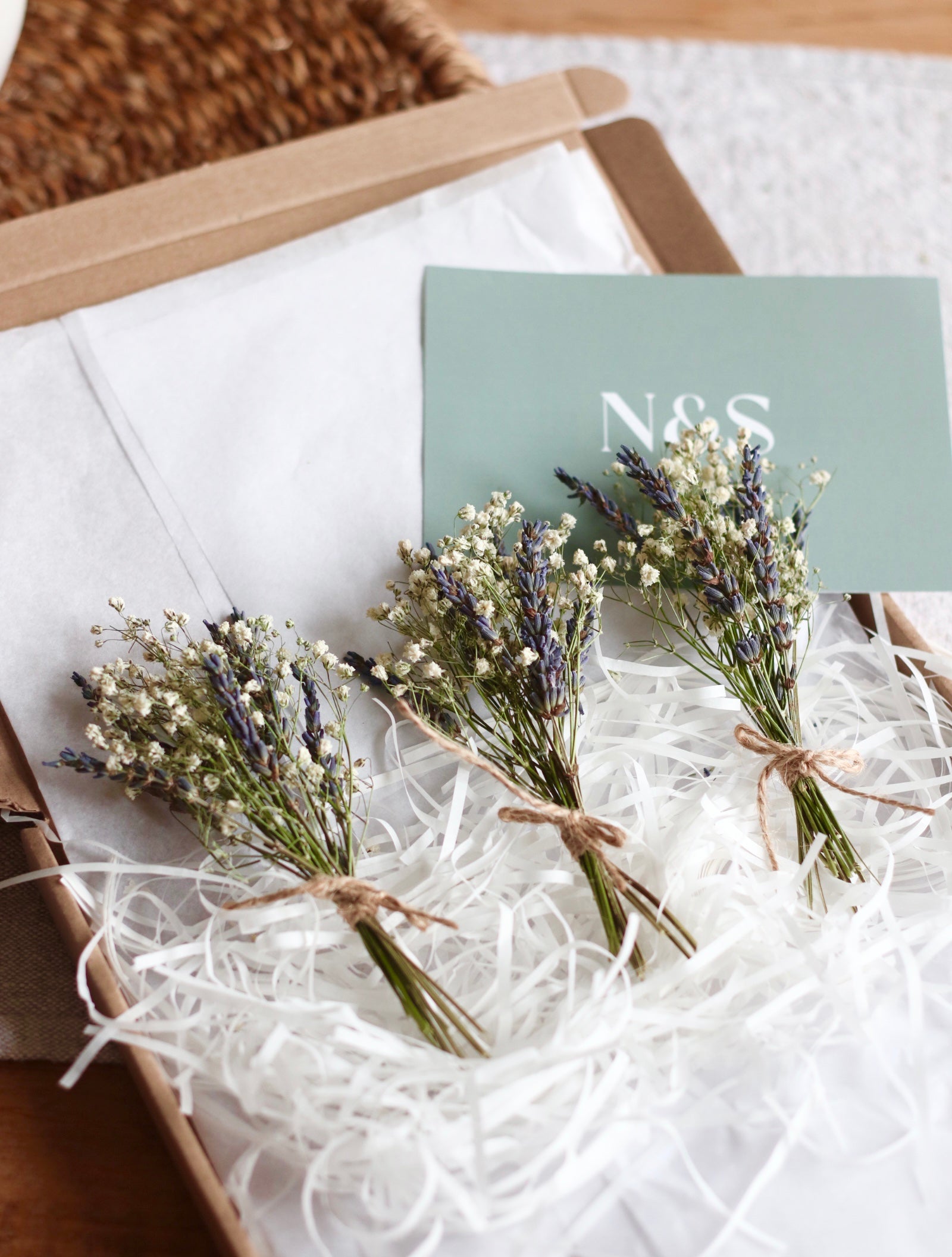 Mini Lavender & Gypsophila Bouquet