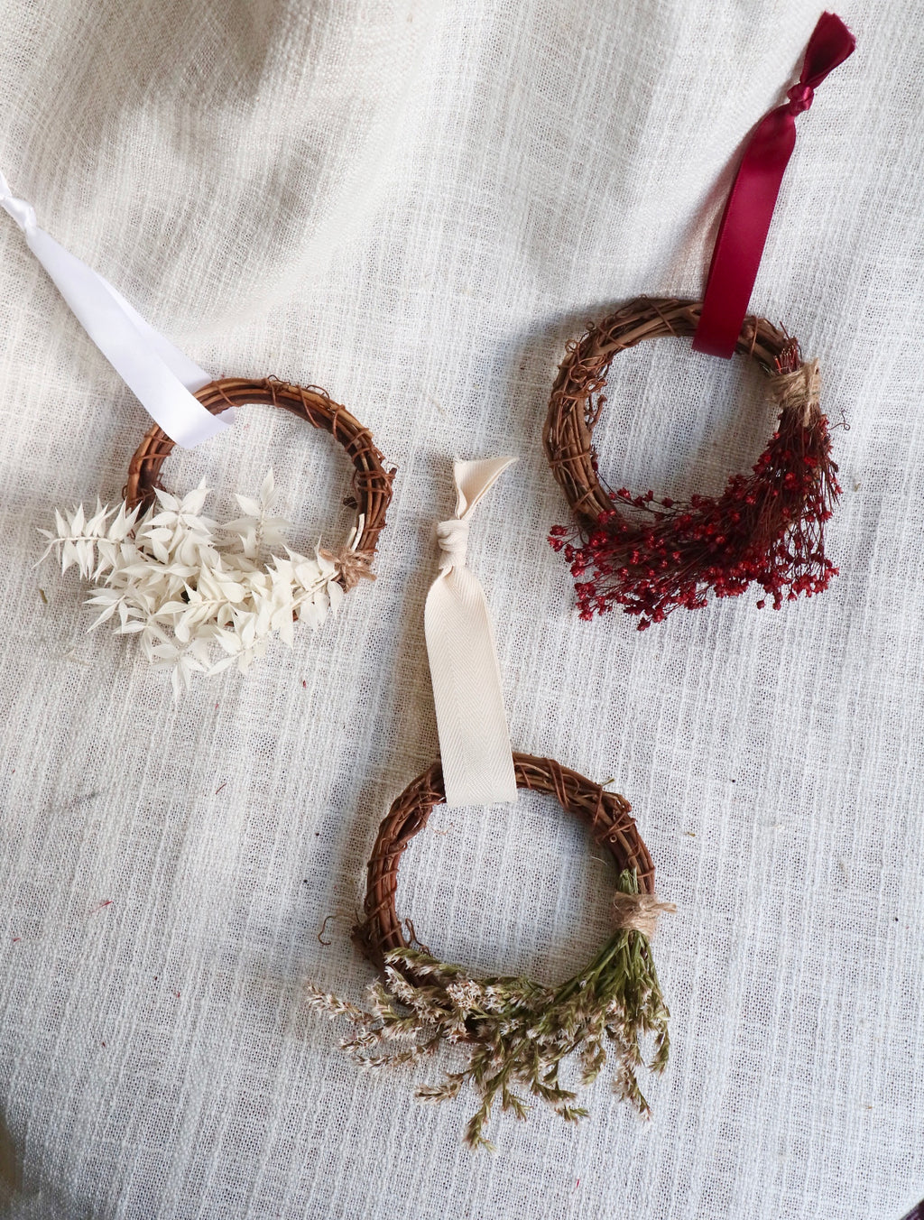 Mini Dried Flower Wreaths
