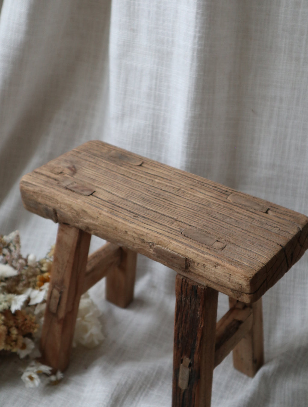Rustic Antique Small Stool