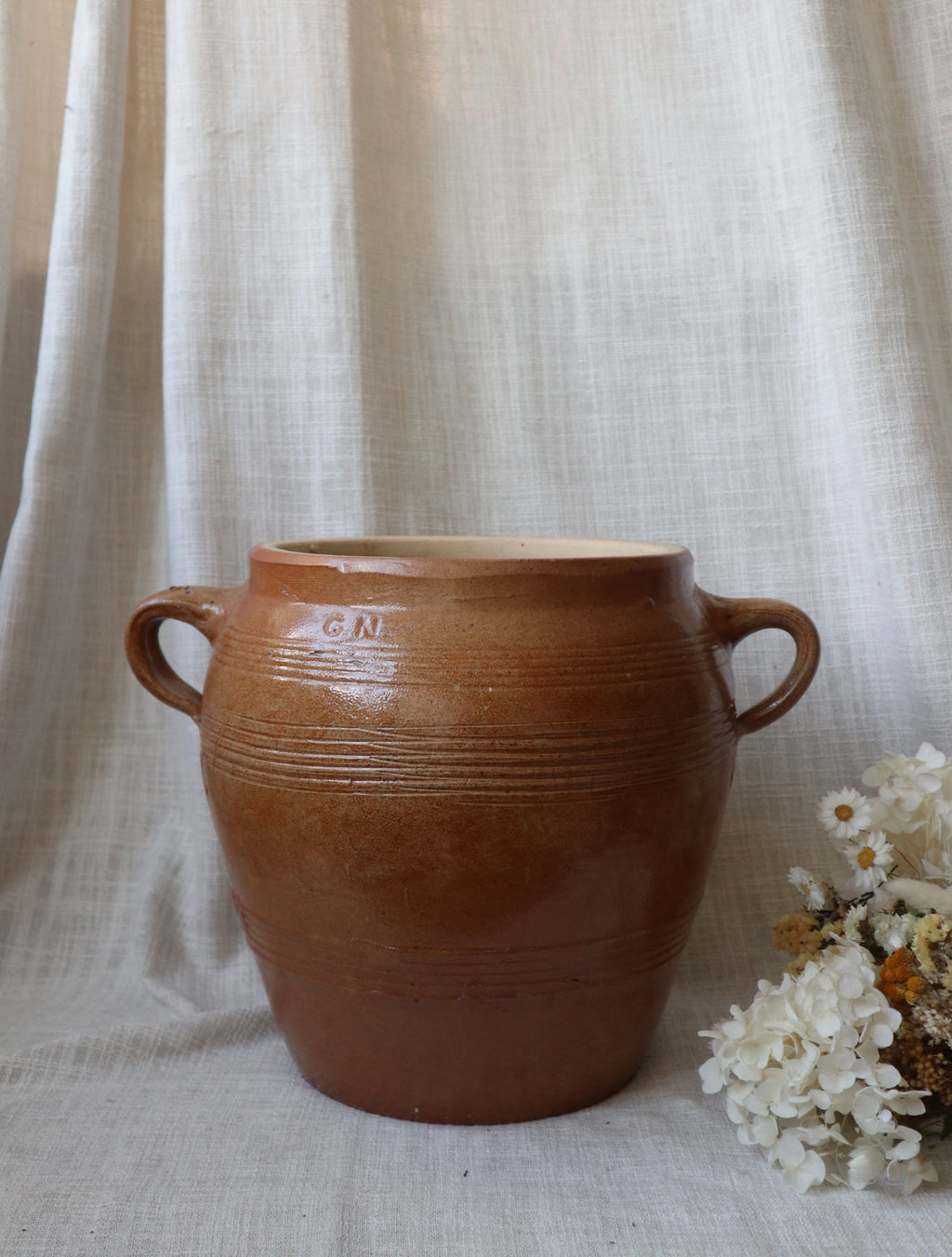 Antique French Confit Pot