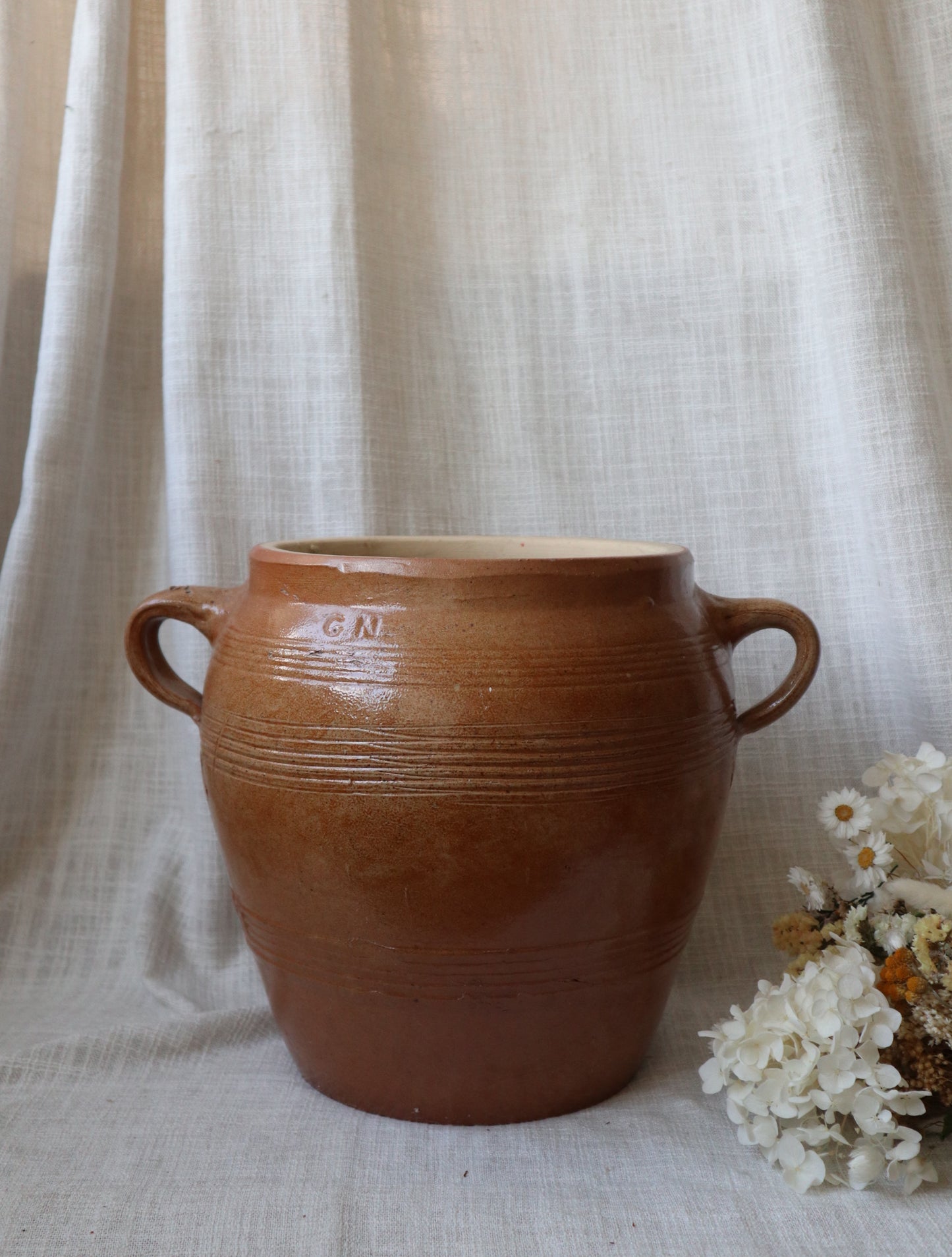 Antique French Confit Pot