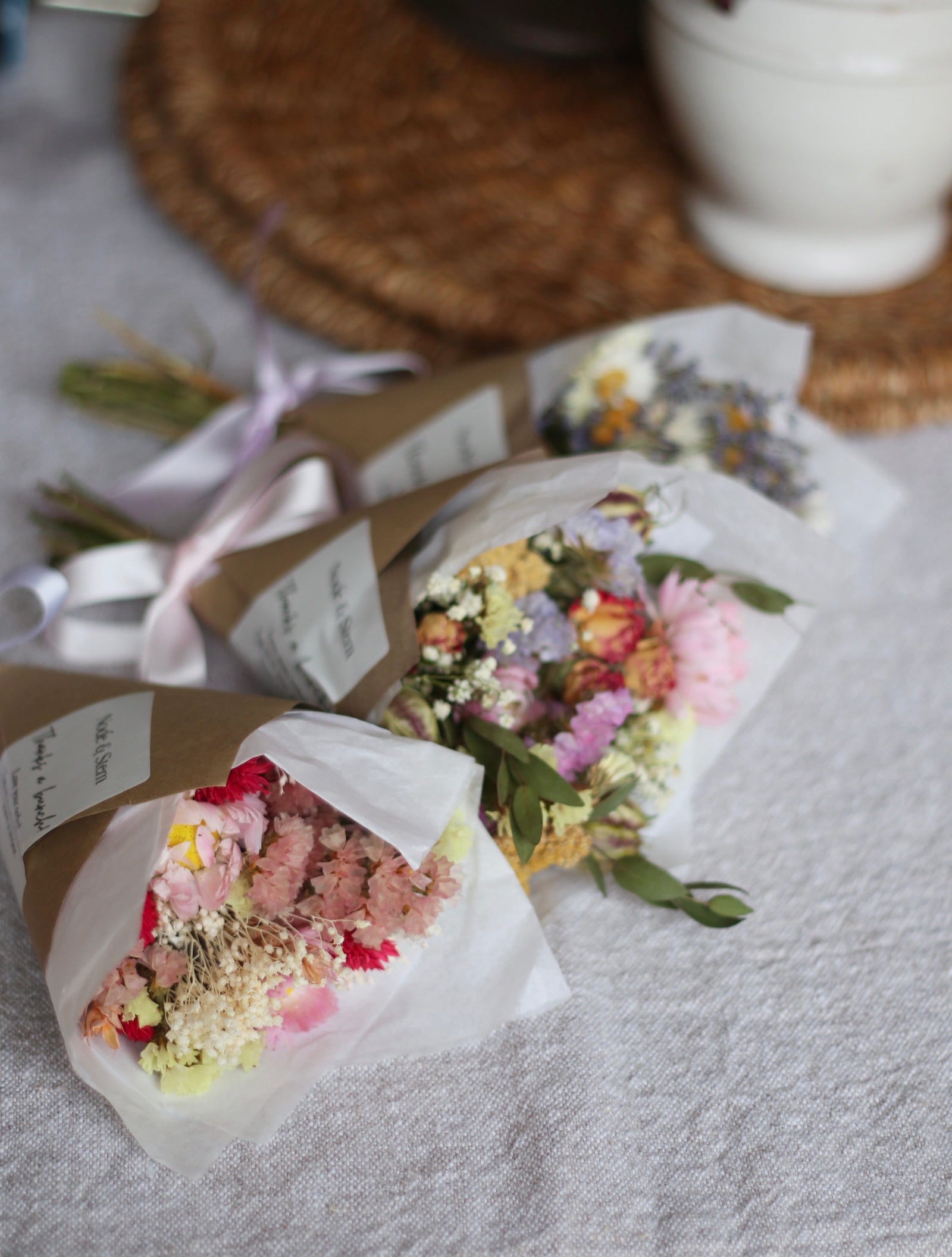 Mini Spring Bouquets, 3 Variations.