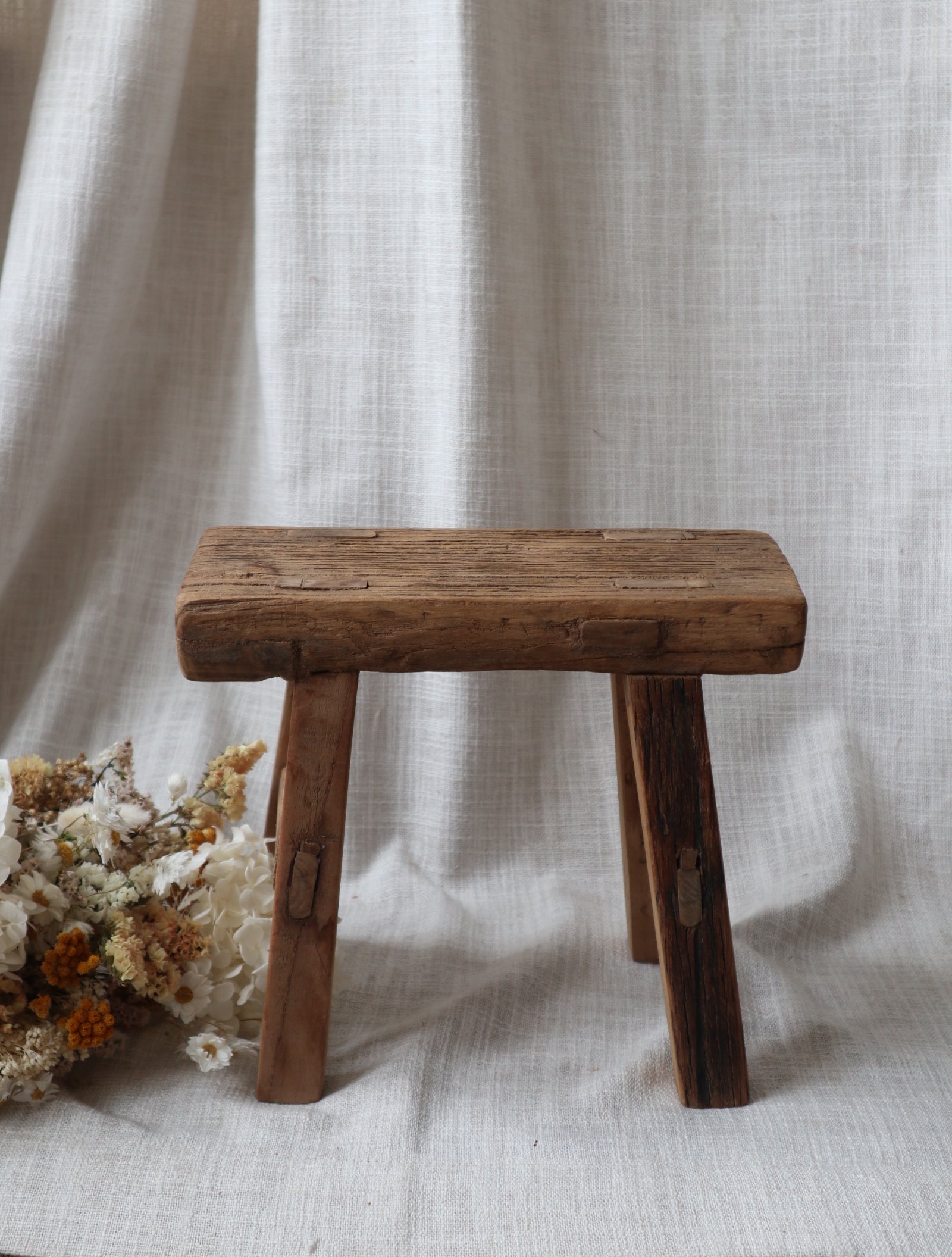Rustic Antique Small Stool