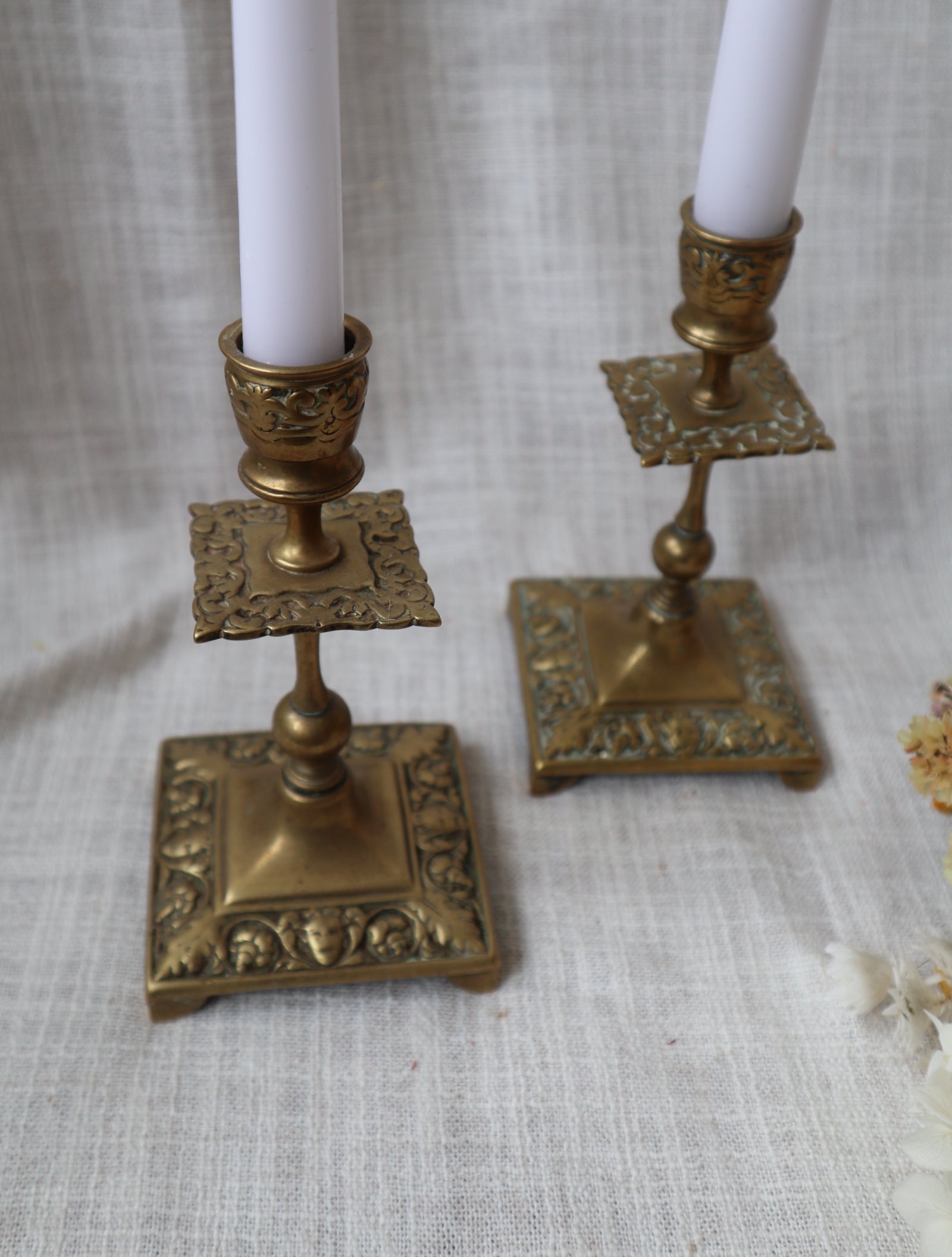 Pair of Brass Candlesticks