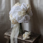 Ffion | White Rose & Hydrangea Bridal Bouquet