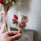 Sofia | Pink, Peach & White Dried Flower Bouquet