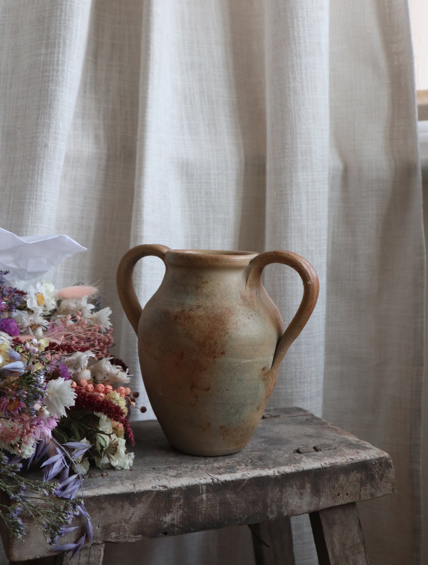 Antique Twin Handle Vase