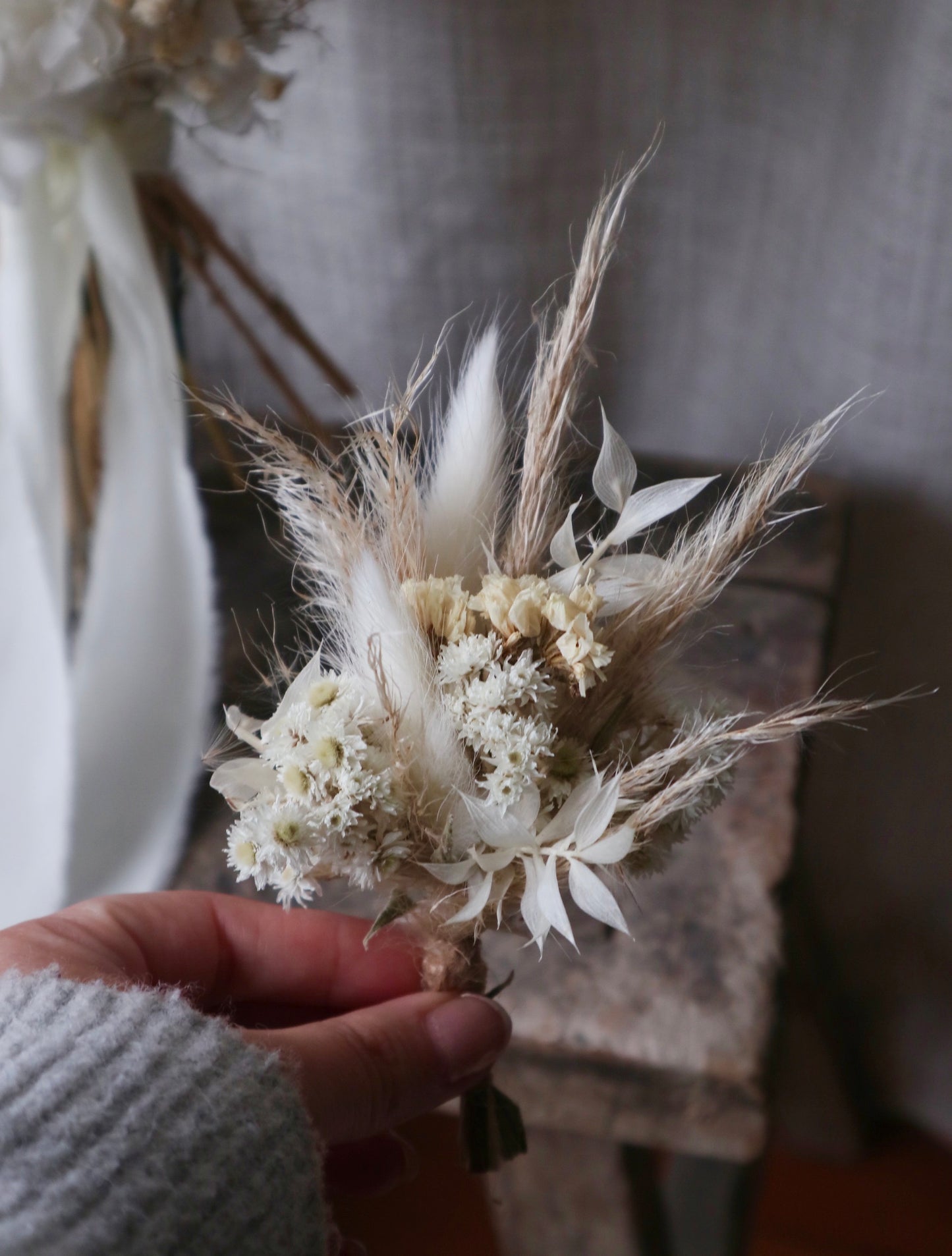 Bonnie | Neutral Luxury Dried Flower Bouquet