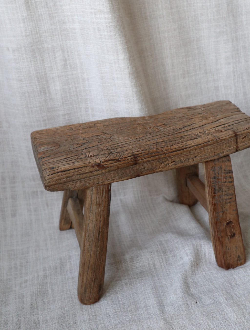 Rustic Antique Small Stool