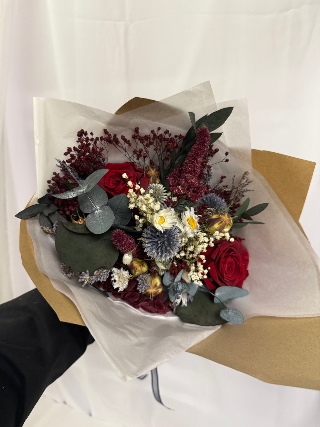 Imogen Burgundy Dried Flower Bouquet